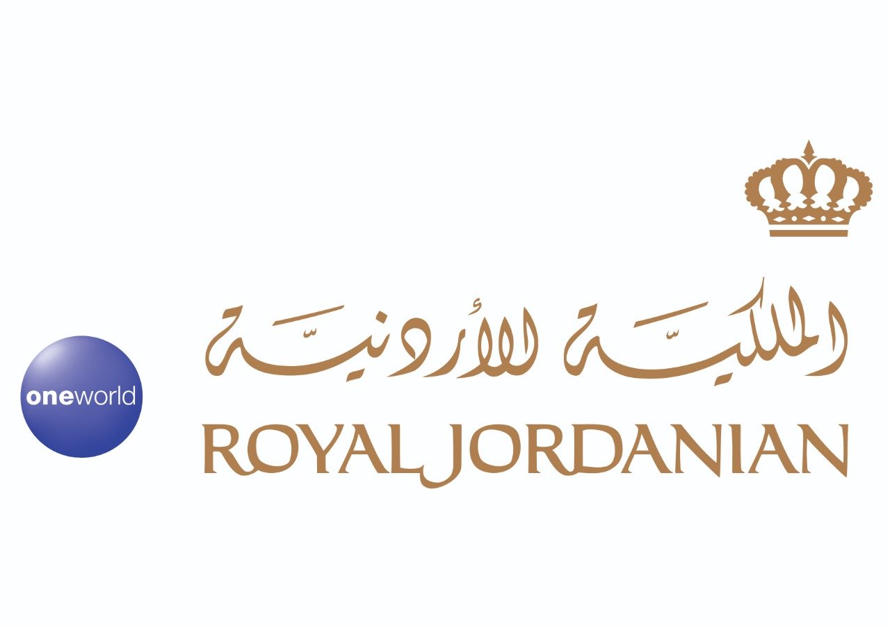 Royal Jordanian logo white